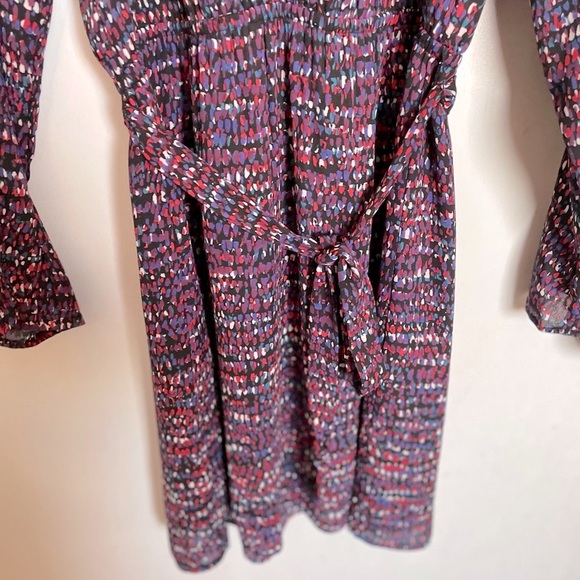 DR2 Multicolor Dotted Tie Front Dress - Size S - Picture 7 of 16